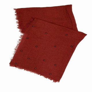 Designer Crush Star-Studded Scarf - Maroon